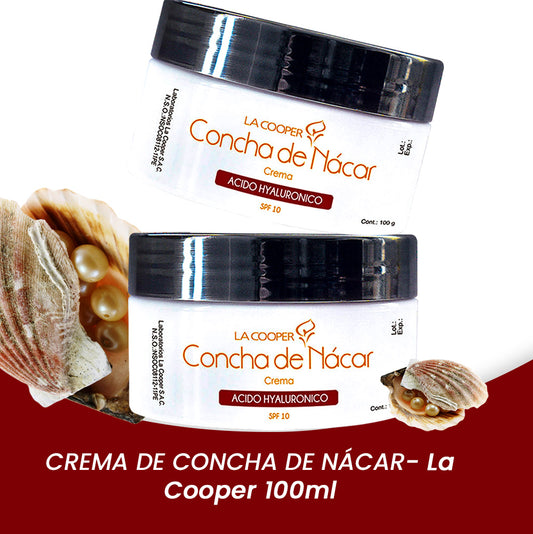 Crema de Concha de Nacar + Jabon de regalo- Mejora el aspecto de la piel maltratada por el sol.