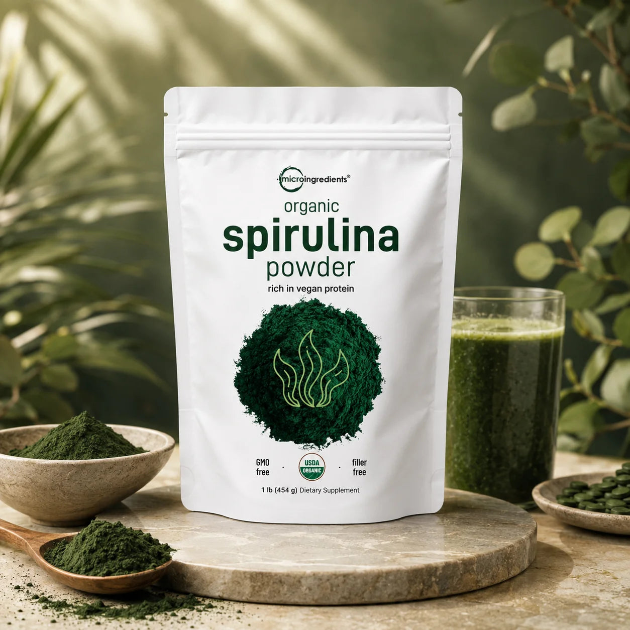 SPIRULINA POWDER - Tu empujoncito natural para arrancar el día con todo 💪