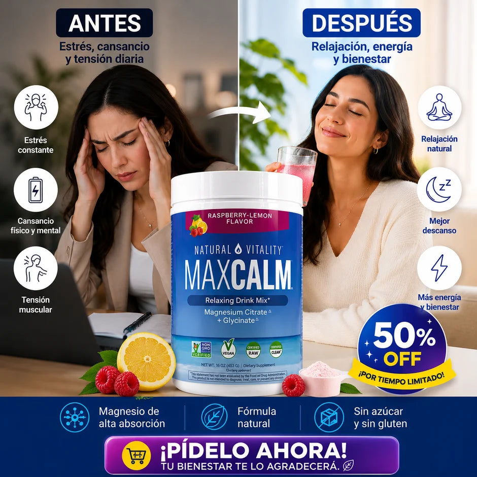 MAXCALM RELAX: Calma Tu Mente, Relaja Tu Cuerpo y Descansa Mejor