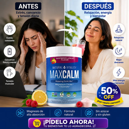 MAXCALM RELAX: Calma Tu Mente, Relaja Tu Cuerpo y Descansa Mejor