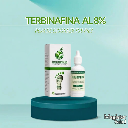 Terbinafina al 8% Deja de esconder tus pies,Trátalos desde la raíz.