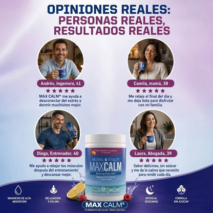 MAXCALM RELAX: Calma Tu Mente, Relaja Tu Cuerpo y Descansa Mejor